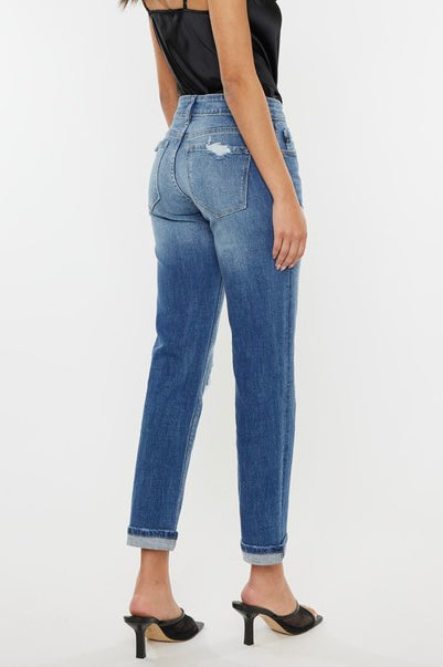 Stella Mid Rise Boyfriend Denim