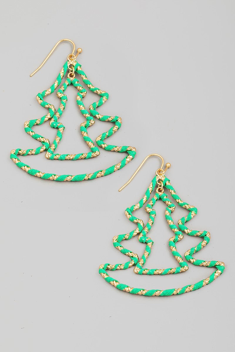 Christmas Tree Earrings